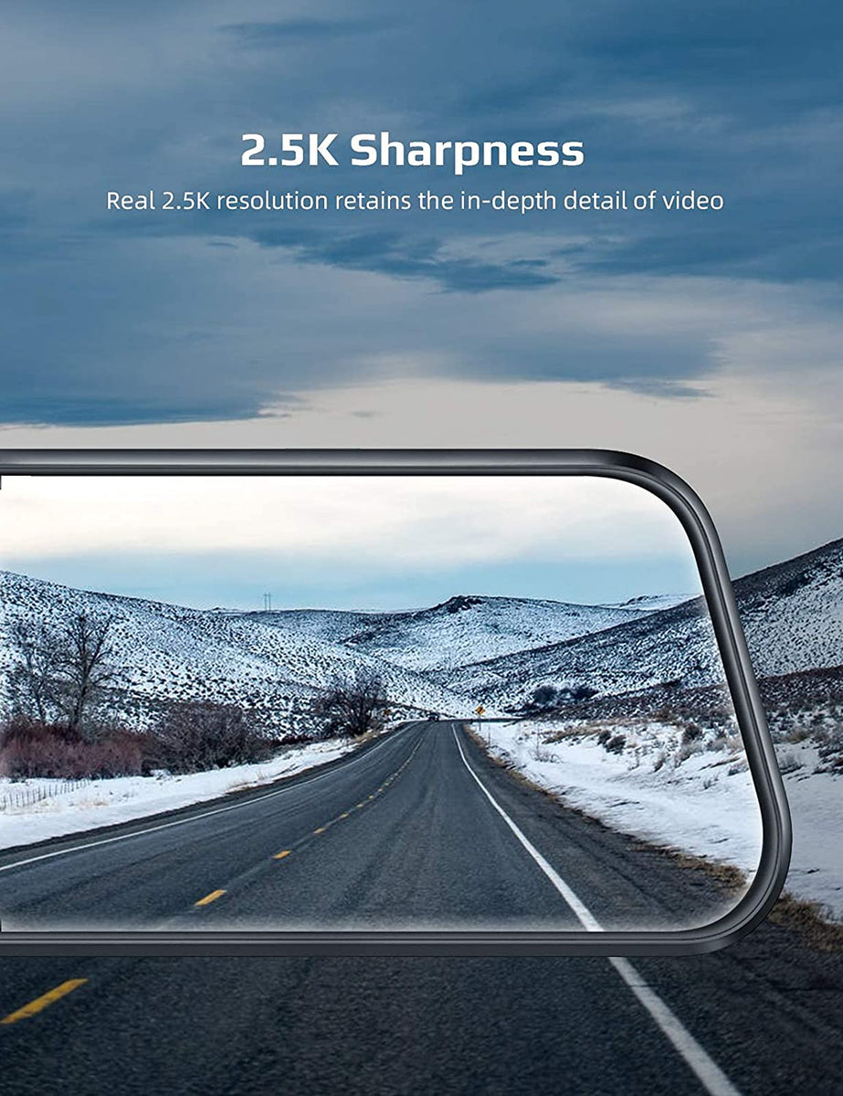 UNITOPSCI Mirror Dash Cam 4 Inch Rear View Mirror Camera 1080P