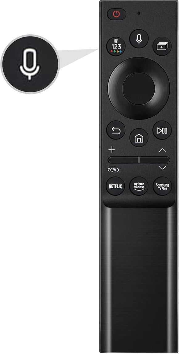 B0CCFC8TN1 Replacement Voice Remote for Samsung Smart TVs Compatible with Neo QLED SUHD HDR Frame Curved and Crystal UHD Series with Shortcut Buttons