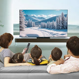 Premium Design Eco Solar Charging Remote Control for Samsung Smart TVs Neo QLED, The Frame and Crystal UHD Series 4K TV Remote with Voice Control