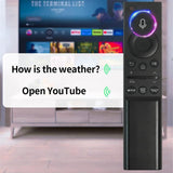 Premium Design Eco Solar Charging Remote Control for Samsung Smart TVs Neo QLED, The Frame and Crystal UHD Series 4K TV Remote with Voice Control