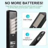 Premium Design Eco Solar Charging Remote Control for Samsung Smart TVs Neo QLED, The Frame and Crystal UHD Series 4K TV Remote with Voice Control