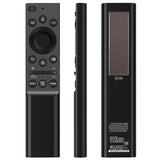 Premium Design Eco Solar Charging Remote Control for Samsung Smart TVs Neo QLED, The Frame and Crystal UHD Series 4K TV Remote with Voice Control