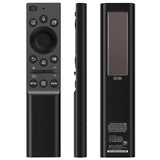 Premium Design Eco Solar Charging Remote Control for Samsung Smart TVs Neo QLED, The Frame and Crystal UHD Series 4K TV Remote with Voice Control