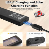 Premium Design Eco Solar Charging Remote Control for Samsung Smart TVs Neo QLED, The Frame and Crystal UHD Series 4K TV Remote with Voice Control