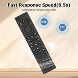 Premium Design Eco Solar Charging Remote Control for Samsung Smart TVs Neo QLED, The Frame and Crystal UHD Series 4K TV Remote with Voice Control