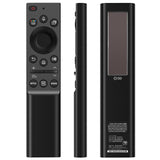 Premium Design Eco Solar Charging Remote Control for Samsung Smart TVs Neo QLED, The Frame and Crystal UHD Series 4K TV Remote with Voice Control