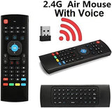 MX3 Pro Air Remote Mouse 2.4G Backlit Kodi Remote Control, Mini Wireless Keyboard & Infrared Remote Control Learning, Best for Android Smart Tv Box HTPC IPTV PC Pad Xbox Raspberry pi 3