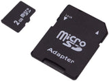 2GB Micro SD Card with SD Card Adapter, TF Flash Memory Card for Older Camera, Phone, PDA, 3D Printer, Medical Devices FAT 32 and GPS Fish Finder -B00DFQS4B8