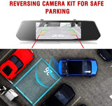 Front and Rear Dual Lens Mirror Dash Camera 7" Touch Screen Rearview Car Dash Cam DVR Video Recorder with Night Vision Reversing Backup Camera -B07D52Q6TP